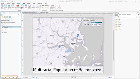 Thumbnail for entry Search and navigate a map series in ArcGIS Pro