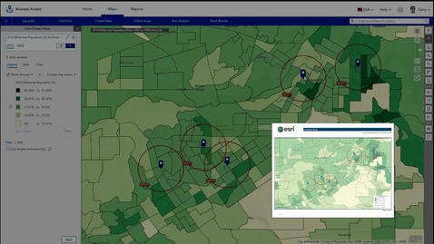 Thumbnail for Export a Map in Business Analyst