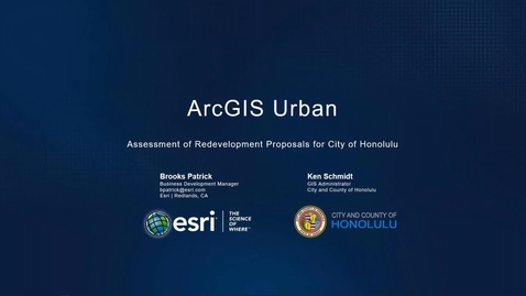 Thumbnail for entry Redevelopment Assessment for the City of Honolulu