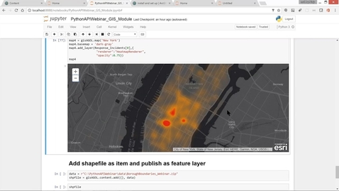 Thumbnail for Explore the Power of the ArcGIS API for Python