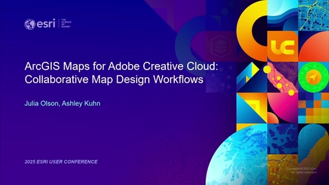 Thumbnail for ArcGIS Maps for Adobe Creative Cloud: Collaborative Map Design Workflows
