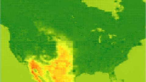 Thumbnail for Forecasted Wildfire likelihood in USA