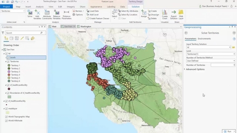 Thumbnail for Territory Design Enhancements in ArcGIS Pro 2.6