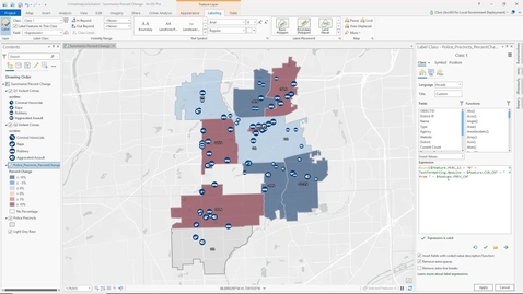 Thumbnail for entry Mapping Crime Counts and Percent Change