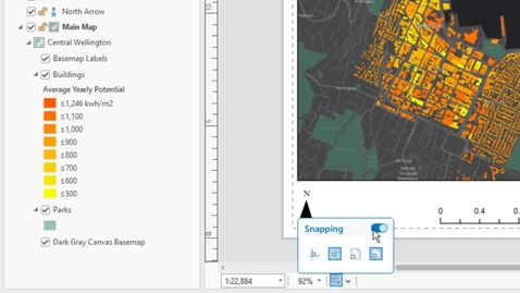 Thumbnail for entry Use snapping in layouts in ArcGIS Pro