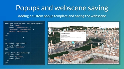 Thumbnail for entry An Introduction to 3D on the Web with the ArcGIS API for JavaScript