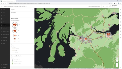 Thumbnail for entry Share a web map in ArcGIS Pro