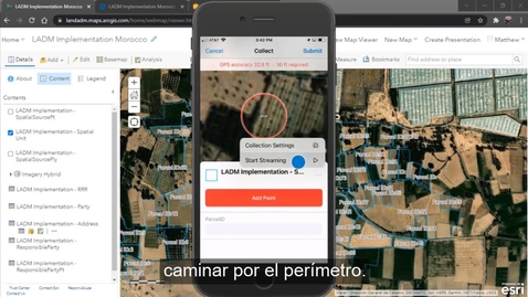 Thumbnail for Esri Land Administration Latin American Webinar Series, Webinar #1 Modern Cadastral Field Operations
