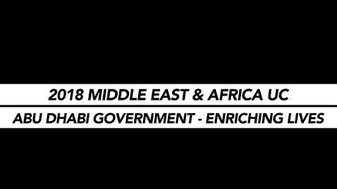 Thumbnail for entry Abu Dhabi Government: Enriching Lives