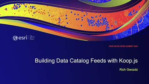 Thumbnail for entry Building Data Catalog Feeds with Koop.js +