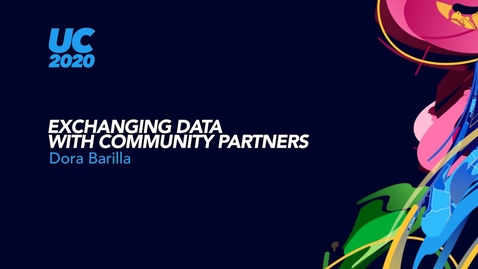 Thumbnail for entry Dora Barilla: Exchanging Data with Community Partners