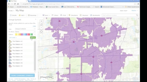 Thumbnail for ArcGIS Online for Your Fire Department