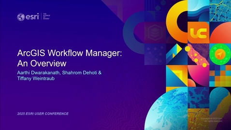 Thumbnail for ArcGIS Workflow Manager: An Overview