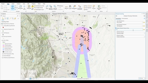 Thumbnail for Use the Analyze Runway Obstacles Tool in ArcGIS Pro