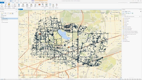 Thumbnail for Investigative Support Using ArcGIS Pro Intelligence
