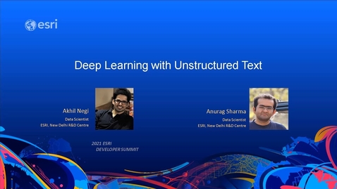 Thumbnail for entry Deep Learning with Unstructured Text