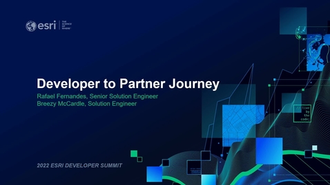Thumbnail for Developer to Partner Journey