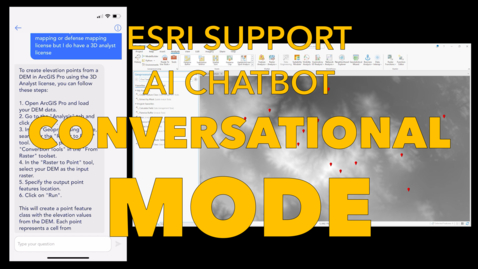 Thumbnail for Conversational Mode - Demo of AI Chatbot Capability of the Support App