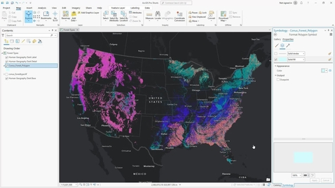 Thumbnail for entry Use attribute driven symbology in ArcGIS Pro