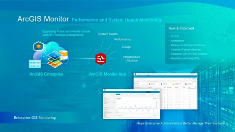 Thumbnail for ArcGIS Monitor - 2023 Esri Federal GIS Conference