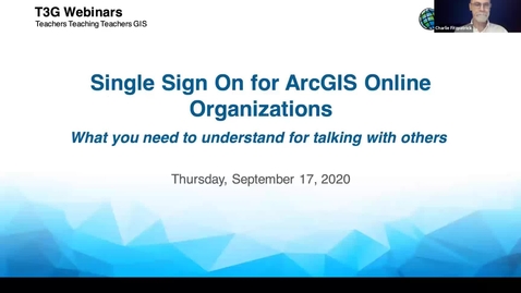 Thumbnail for entry Single Sign On in ArcGIS Online