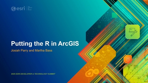 Thumbnail for Putting the R in ArcGIS