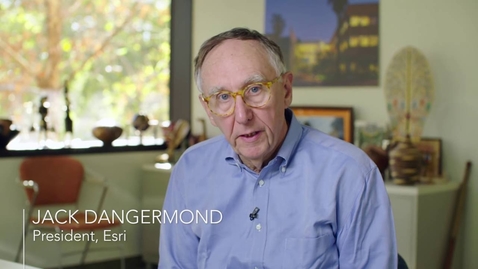 Thumbnail for entry Jack Dangermond discusses Esri’s Open Vision