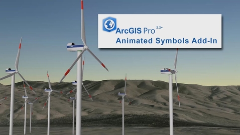 Thumbnail for entry Animated Symbology: Animate Windmills, Pointing Arrows, Pulses, and more in ArcGIS Pro