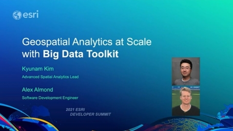 Thumbnail for entry Geospatial Analytics at Scale with Big Data Toolkit