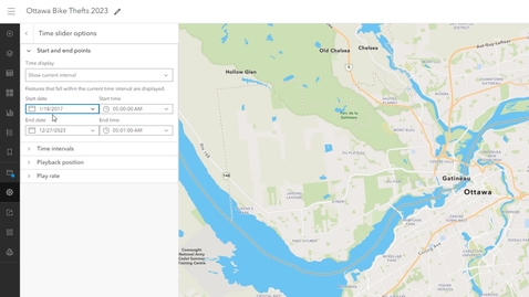 Thumbnail for ArcGIS Online: Time-Enable a Layer