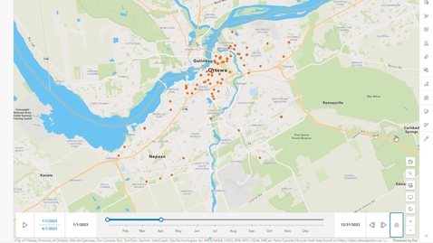 Thumbnail for ArcGIS Online: Time-Enable a Layer