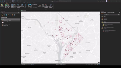 Thumbnail for entry Add data to a project in ArcGIS AllSource