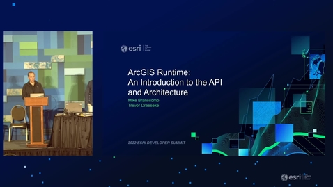 Thumbnail for entry ArcGIS Runtime: An Introduction to the API and Architecture