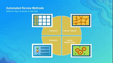 Thumbnail for entry ArcGIS Data Reviewer: Integrating Data Quality Control into Web Applications