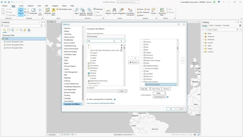 Thumbnail for Add a custom ribbon tab in ArcGIS Pro