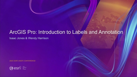 Thumbnail for entry ArcGIS Pro: Introduction to Labels and Annotation