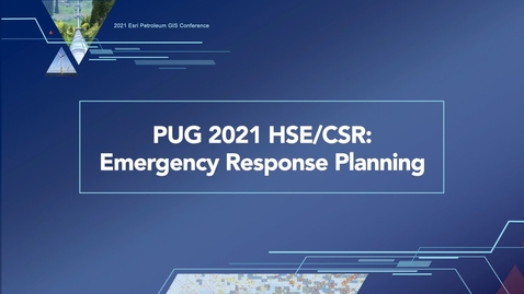 Thumbnail for PUG 2021 HSE/CSR: Emergency Response Planning