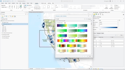Thumbnail for Search for Colors and Color Schemes in ArcGIS Pro