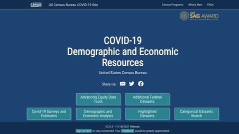 Thumbnail for Overall US Census COVID-19 Hub