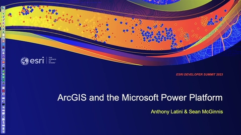 Thumbnail for entry ArcGIS and the Microsoft Power Platform