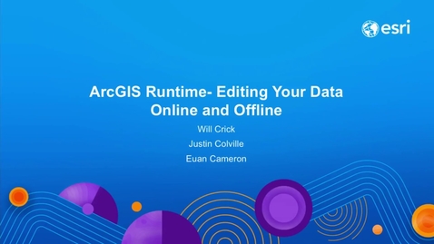 Thumbnail for entry ArcGIS Runtime: Editing Your Data Online and Offline