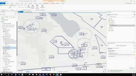 Thumbnail for entry Managing Aeronautical Data with ArcGIS Aviation Charting