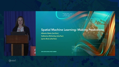 Thumbnail for entry Spatial Machine Learning: Making Predictions