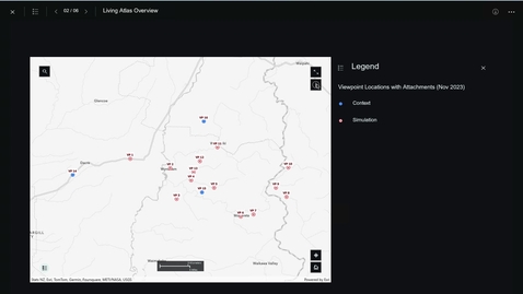 Thumbnail for Updated map panel in ArcGIS StoryMaps Briefings app