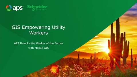 Thumbnail for entry GIS Empowering Utility Workers
