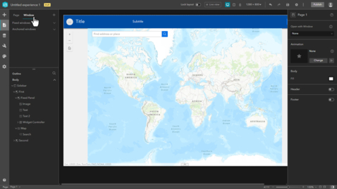 Thumbnail for Add Splash Windows to Multiple Pages in a Web Experience in ArcGIS Experience Builder