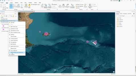 Thumbnail for entry Create a custom coordinate system in ArcGIS Pro