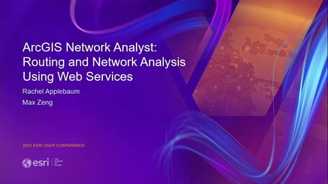 Thumbnail for ArcGIS Network Analyst: Routing and Network Analysis Using Web Services