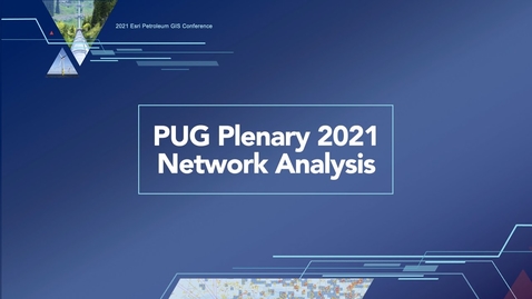 Thumbnail for entry PUG Plenary 2021 - Network Analysis