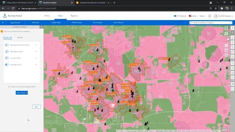 Thumbnail for entry Telecommunication Solution: Locating the Broadband Digital Divide with ArcGIS